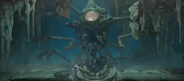 A colossal GRIME boss